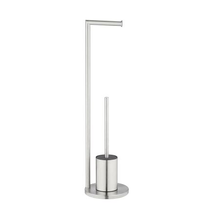 WENKO 25676100 - wc-set FERLA 18x69,5 cm RVS/satijn