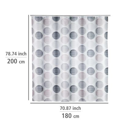 WENKO 25750100 - Douchegordijn 180x200 cm veelkleurig