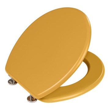 WENKO 25792100 - Abattant WC PRIMA 37x41 cm jaune/argenté