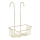 WENKO 25937100 - Douchekorf MILO 25x36 cm RVS/goud/transparant