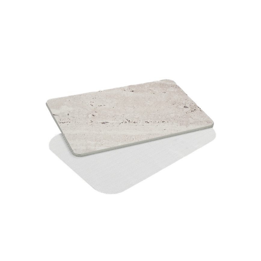 WENKO 25964100 - Badmat PUNA 39x60 cm grijs