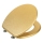 WENKO 26010100 - Abattant WC ALDENO 37 x 41 cm doré/argenté