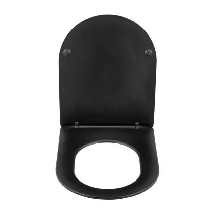 WENKO 26029100 - Abattant WC GALATI 46x36 cm noir