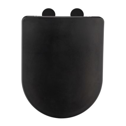 WENKO 26029100 - Abattant WC GALATI 46x36 cm noir
