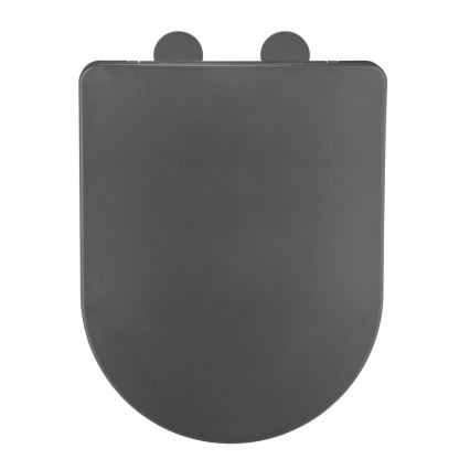WENKO 26030100 - WC-bril GALATI 46x36 cm antraciet
