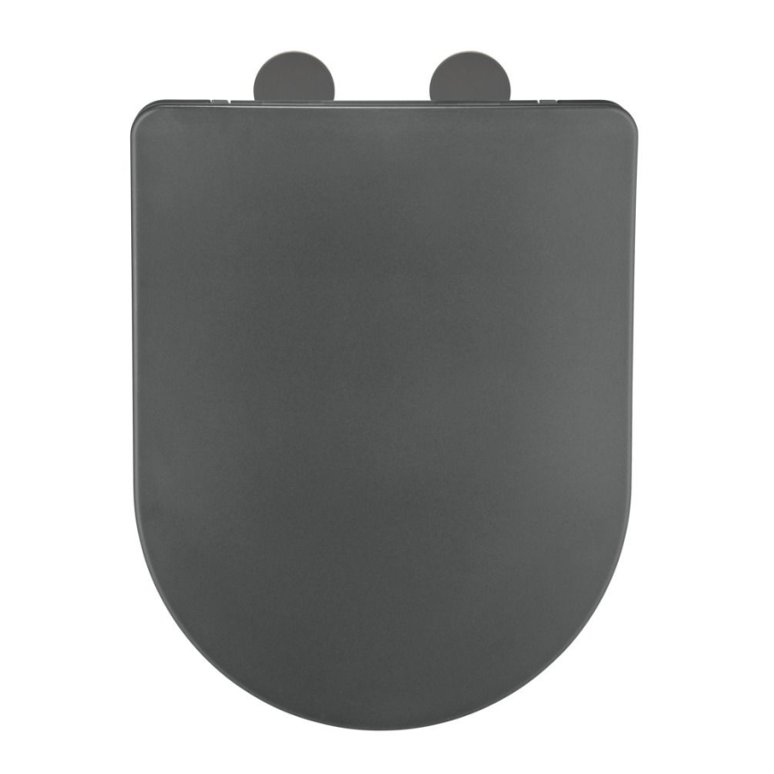 WENKO 26030100 - WC-bril GALATI 46x36 cm antraciet