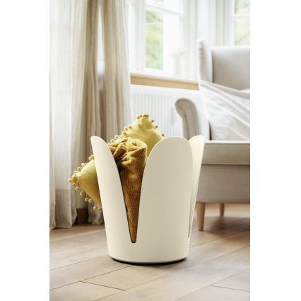WENKO 26086100 - Tabouret COMISO 44,5x46 cm blanc