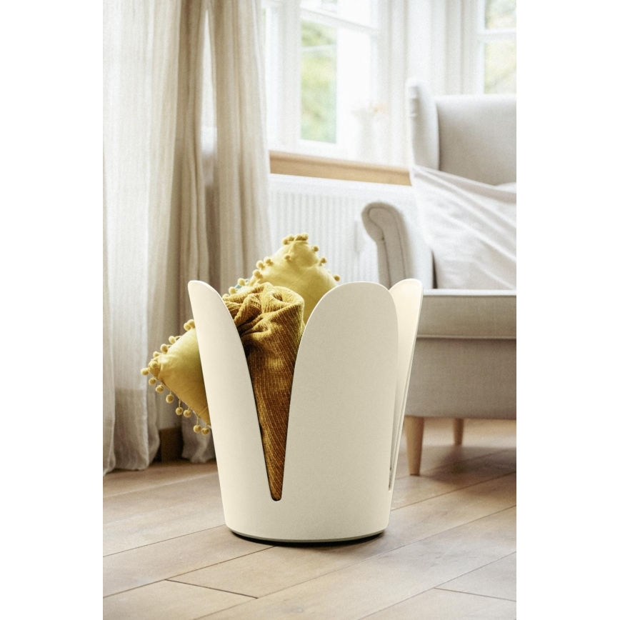 WENKO 26086100 - Tabouret COMISO 44,5x46 cm blanc
