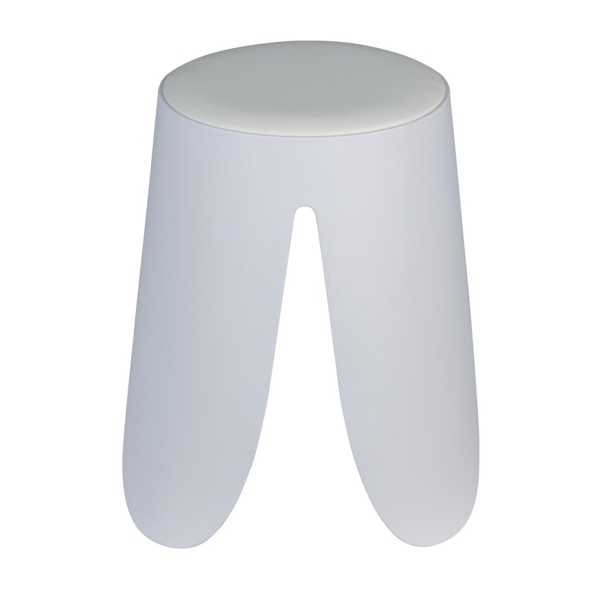 WENKO 26086100 - Tabouret COMISO 44,5x46 cm blanc
