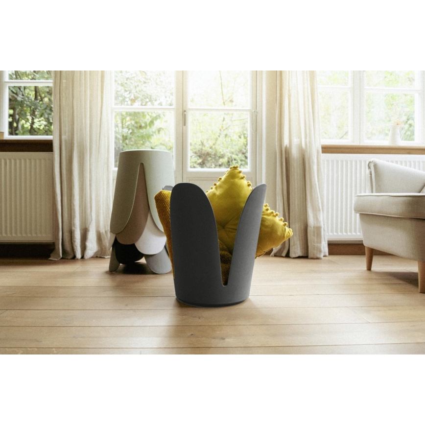 WENKO 26089100 - Tabouret COMISO 44,5x46 cm anthracite