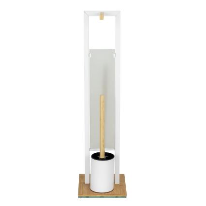 WENKO 26214100 - WC set RIVALTA 18x70 cm bruin/wit