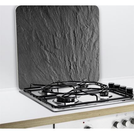 WENKO 2712984500 - Afdekplaat NEUTRAL 56x50 cm zwart/doorzichtig