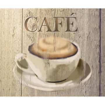 WENKO 2713600100 - CAFÉ spatwand 60 x 50 cm, multikleurig