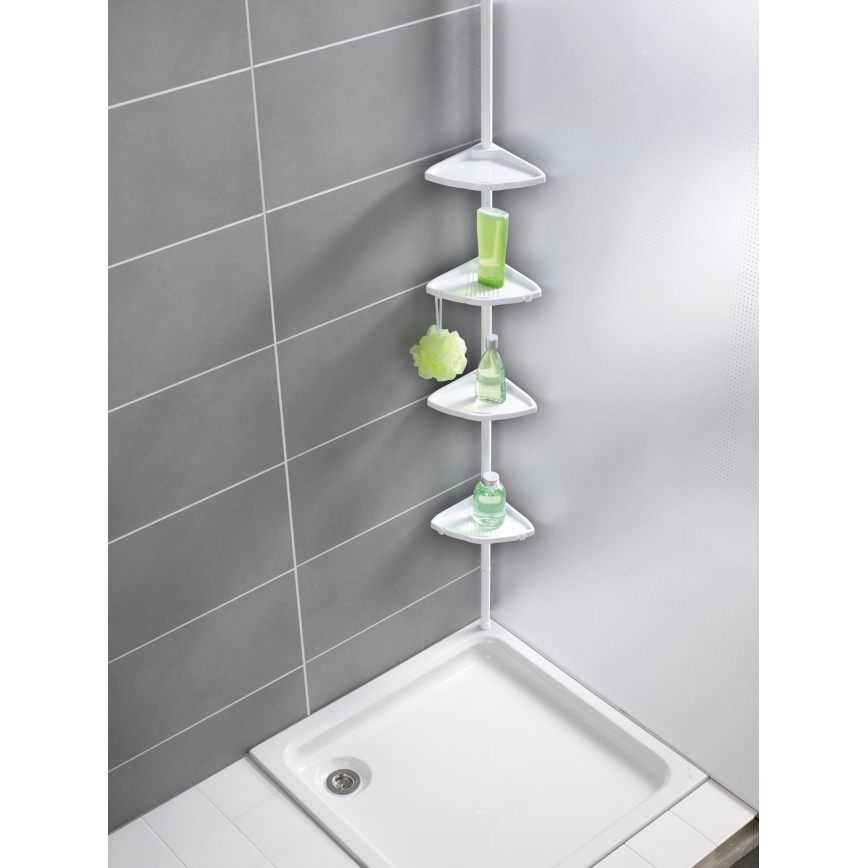 WENKO 3201010100 - Élément d'angle COMPACT 26x195 cm blanc