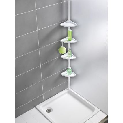 WENKO 3201010100 - Hoekelement COMPACT 26x195 cm wit