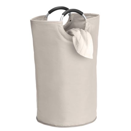 WENKO 3440001100 - Wasmand STONE 38x72 cm beige/zilver/zwart