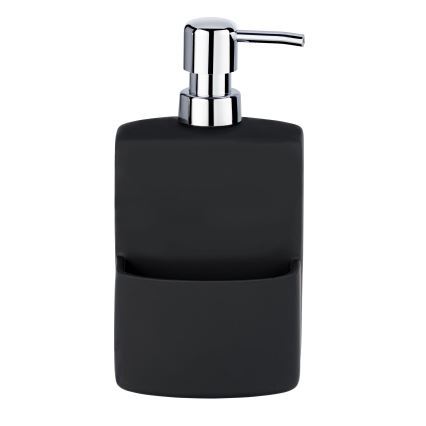 WENKO 3620117800 - Zeepdispenser FESTIVAL 10x18 cm zwart