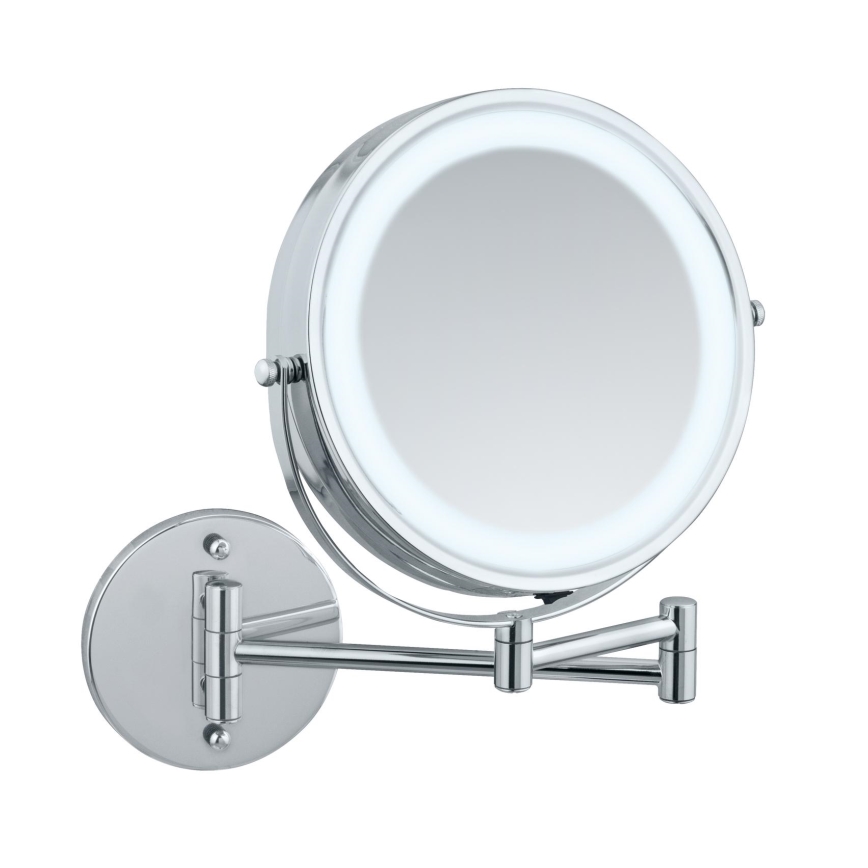 WENKO 3656530100 - Miroir POWER-LOC 25,5 x 32 cm, chrome brillant