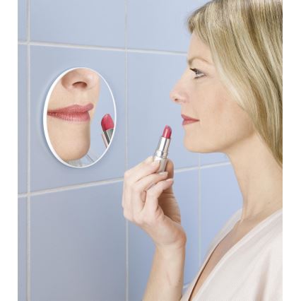 WENKO 3660010100 - Cosmetische spiegel 12 x 12 cm glanzend chroom