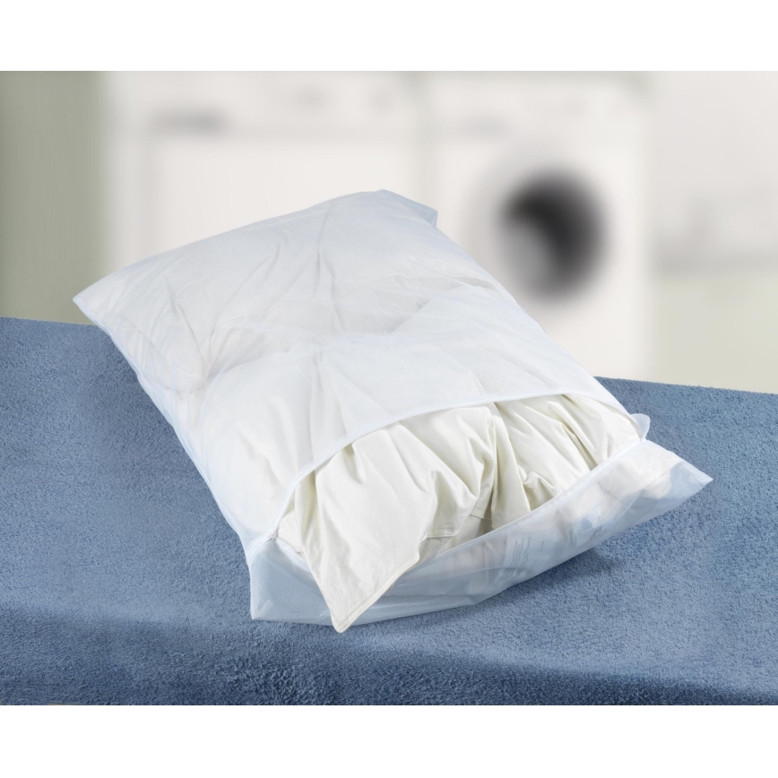WENKO 3751900100 - Wasnet voor wasgoed 90x60 cm, wit
