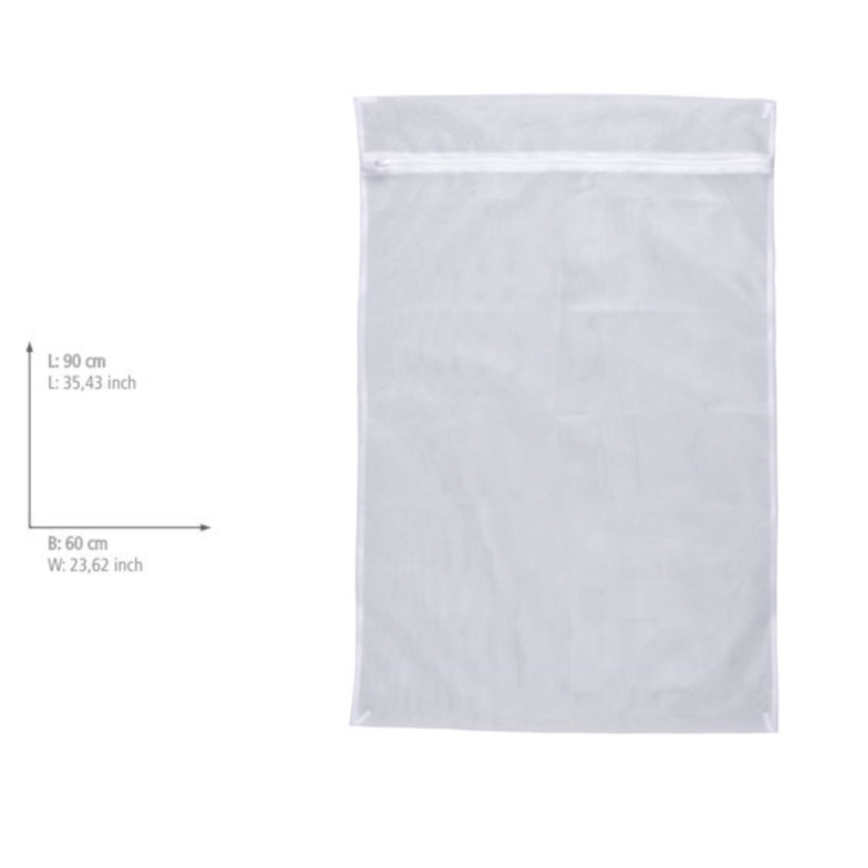 WENKO 3751900100 - Wasnet voor wasgoed 90x60 cm, wit