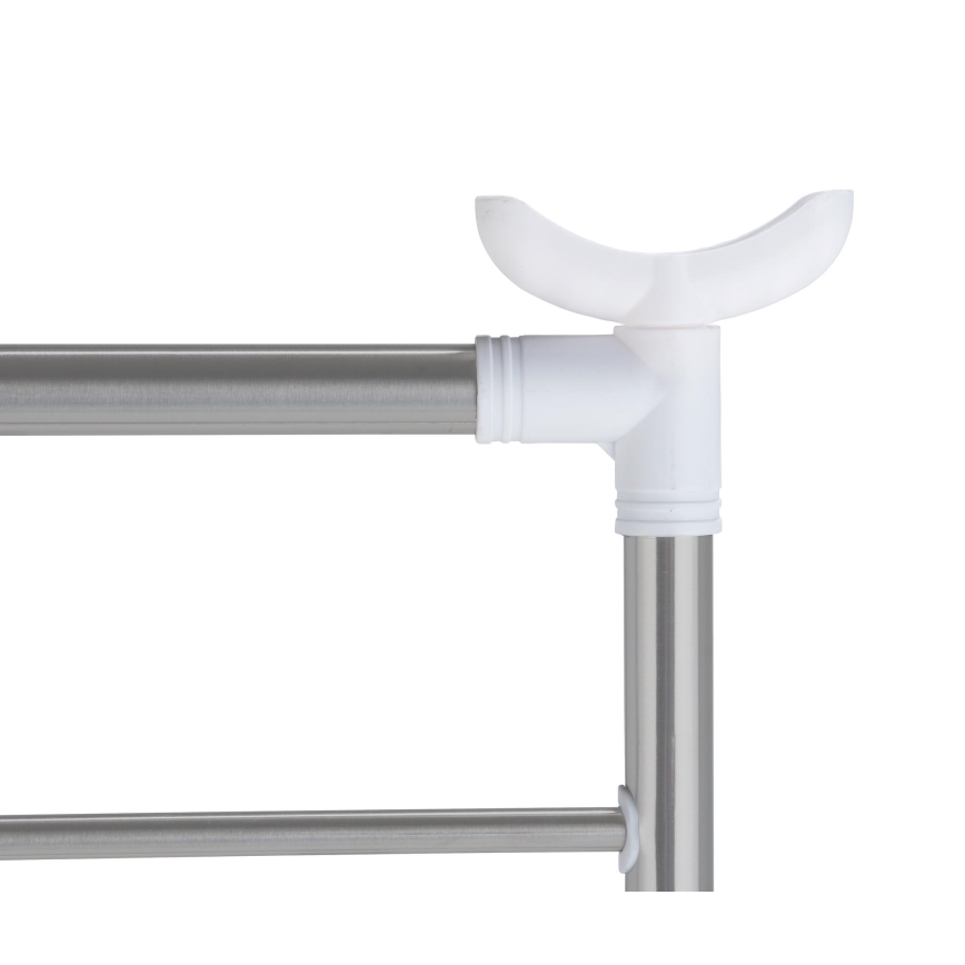 WENKO 3772020100 - Étendoir PROFI 65x150 cm inox/argenté/blanc