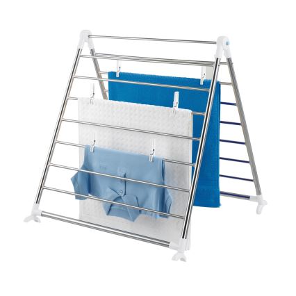 WENKO 3772020100 - Étendoir PROFI 65x150 cm inox/argenté/blanc