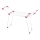 WENKO 3774021100 - Étendoir à linge SUMMER DRY 153 x 76 cm blanc/rose