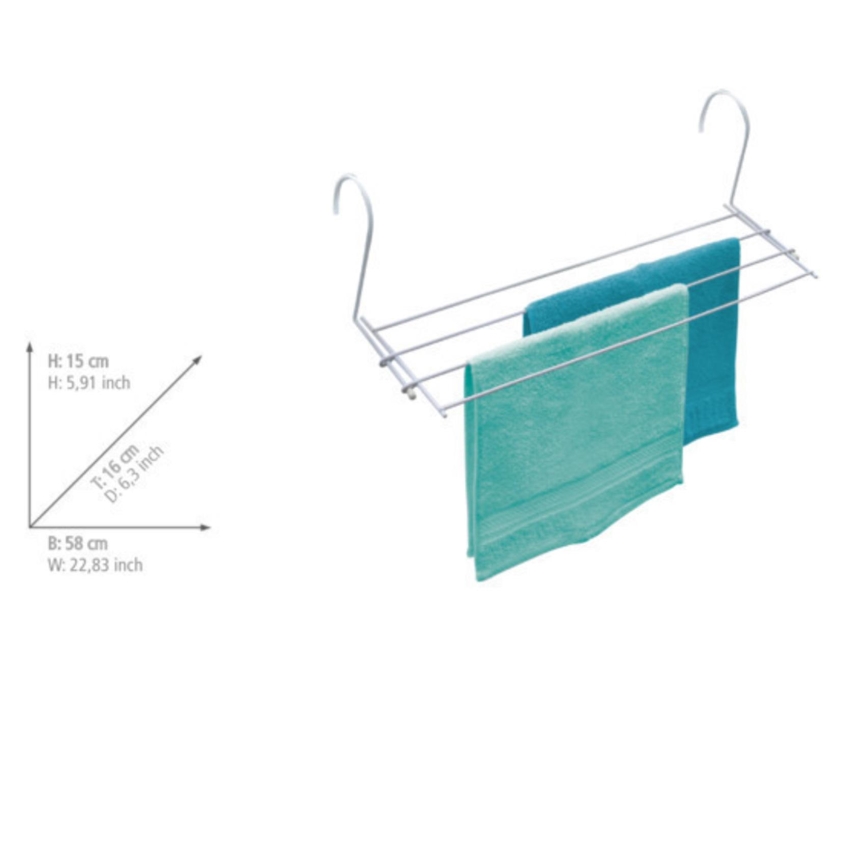 WENKO 3780010100 - Droogrek 58 x 16 cm wit
