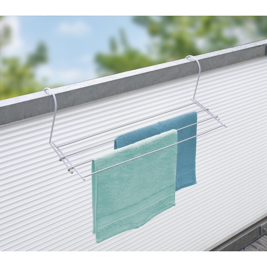 WENKO 3780010100 - Étendoir à linge 58 x 16 cm blanc