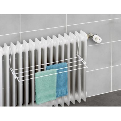 WENKO 3780010100 - Étendoir à linge 58x16 cm blanc