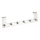 WENKO 4468060100-Kapstok CELANO 39x11 cm roestvrij staal/zilver