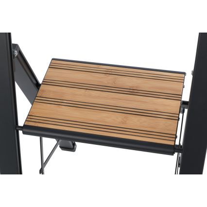 WENKO 50482100 - Escabeau ALU-DESIGN 44 x 101 cm noir