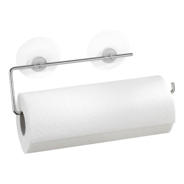 WENKO 53130100 - Keukendoekhouder STATIC-LOC 30x8,5 cm zilver/helder