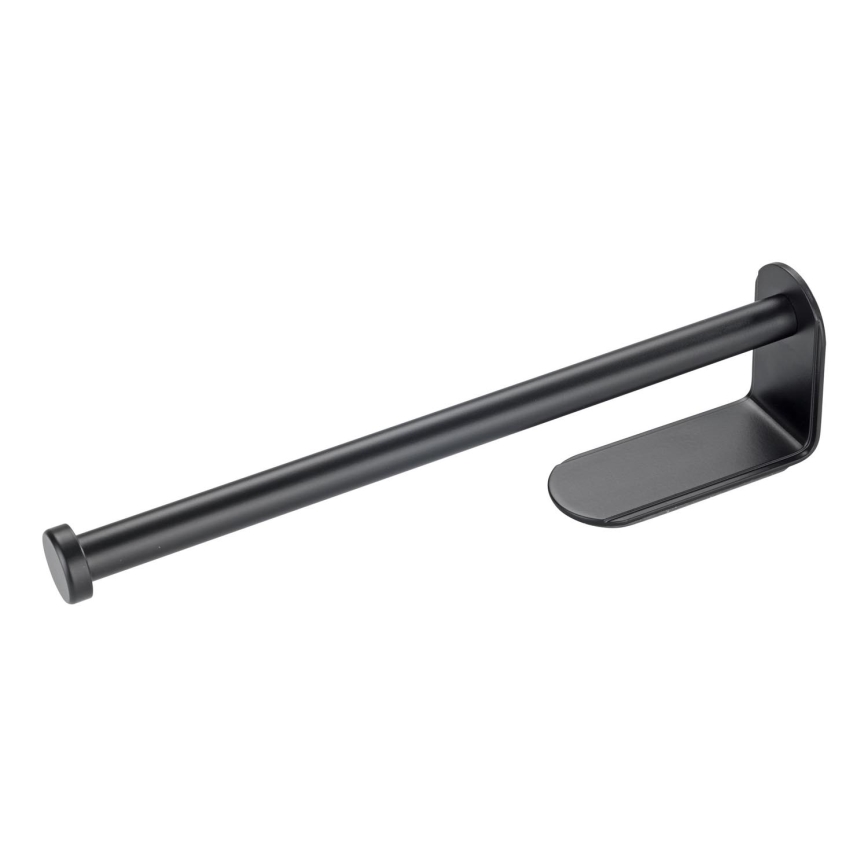 WENKO 53214100 - Porte-rouleau NIO 27,5 x 7 cm noir