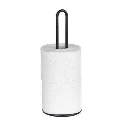 WENKO 53256100 - Keukenrolhouder 12,5x32,5 cm zwart