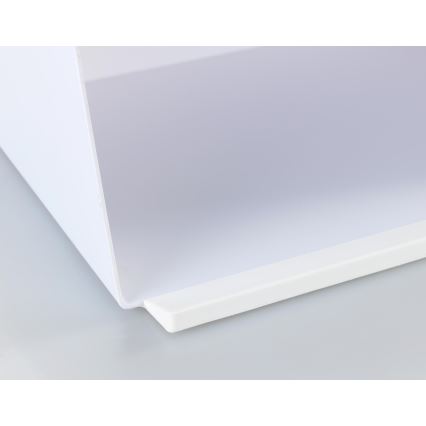 WENKO 54099100 - Boîte à pain KUBO 35x26,5 cm blanche/marron