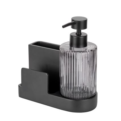 WENKO 54654100 - Organisateur PINA 16x17 cm noir