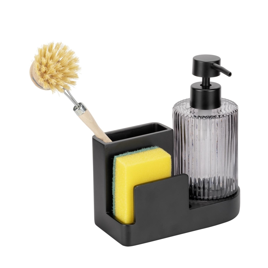 WENKO 54654100 - Organizer PINA 16x17 cm zwart