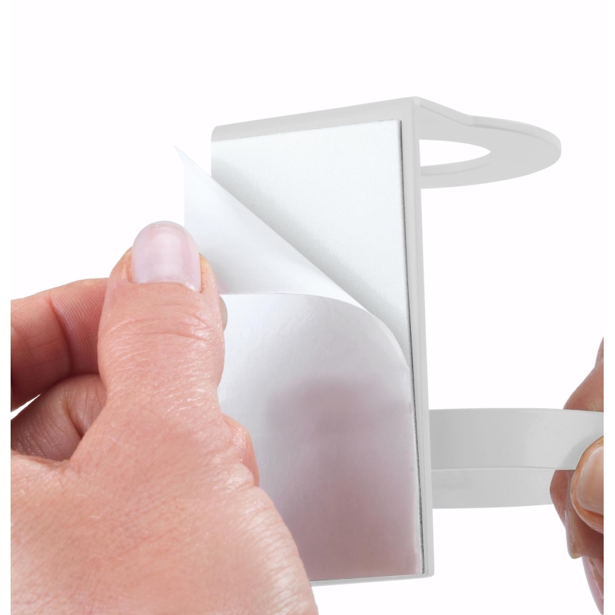 WENKO 54655100 - Zeepdispenser WOYA 250 ml wit/hoogglans chroom