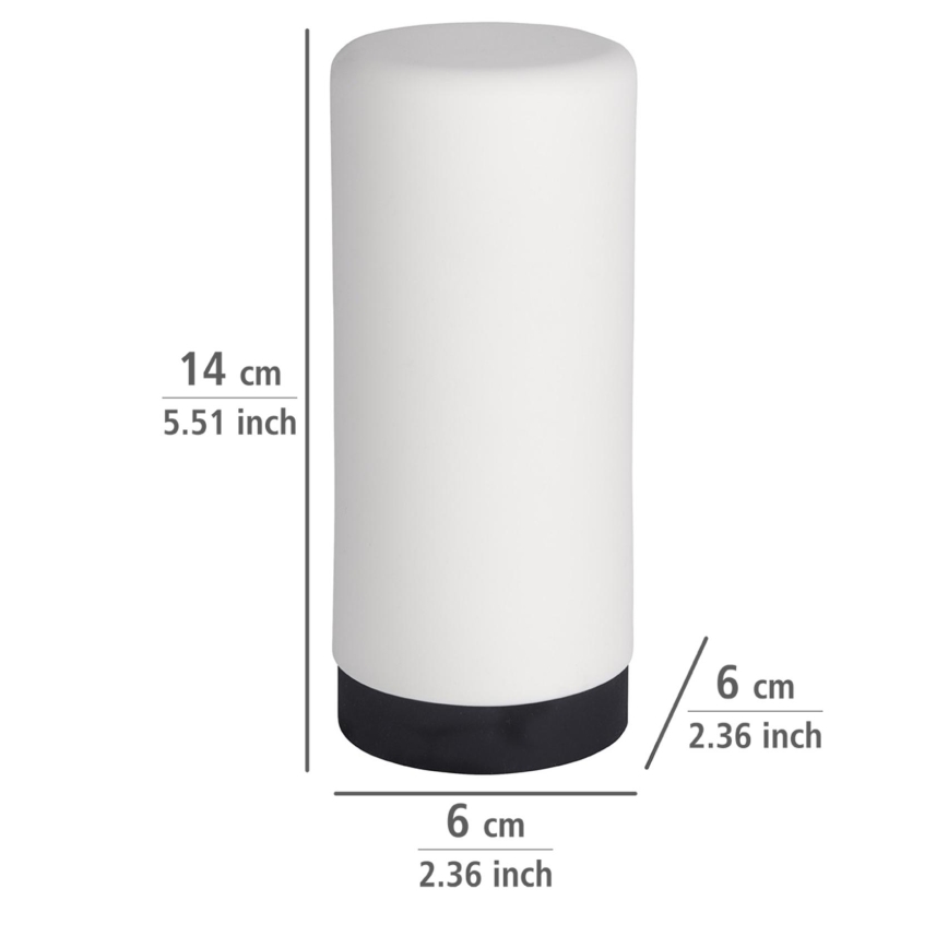 WENKO 54670100 - Dispenser EASY SQUEEZ-E 6x14 cm wit/zwart