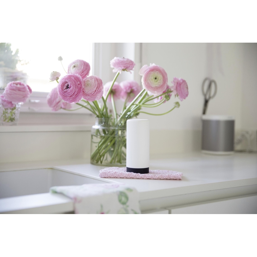 WENKO 54670100 - Dispenser EASY SQUEEZ-E 6x14 cm wit/zwart