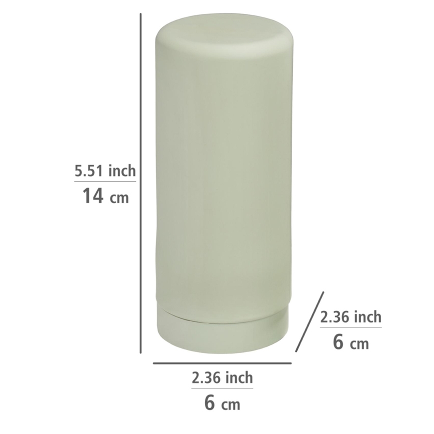 WENKO 54674100 - Distributeur EASY SQUEEZ-E 6x14 cm vert