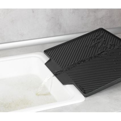 WENKO 54771100 - Égouttoir à vaisselle NELIA 34x40 cm noir