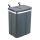 WENKO 54903100 - Mand voor deurmontage 26x36,5 cm grijs/zilver