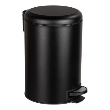 WENKO 54913100 - Vuilnisbak LEMAN 25x38 cm zwart