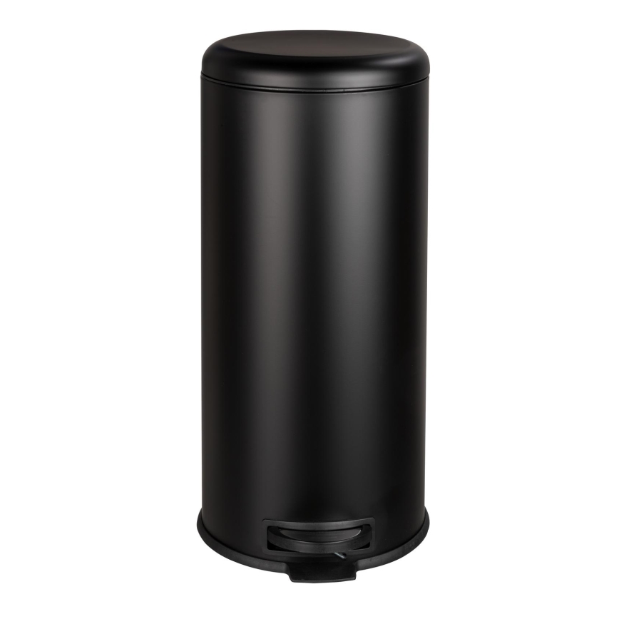 WENKO 54915100 - Corbeille LEMAN 30,5 x 64 cm noire