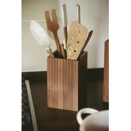 WENKO 54941100 - 3-delige set keukengerei 11x18 cm bruin