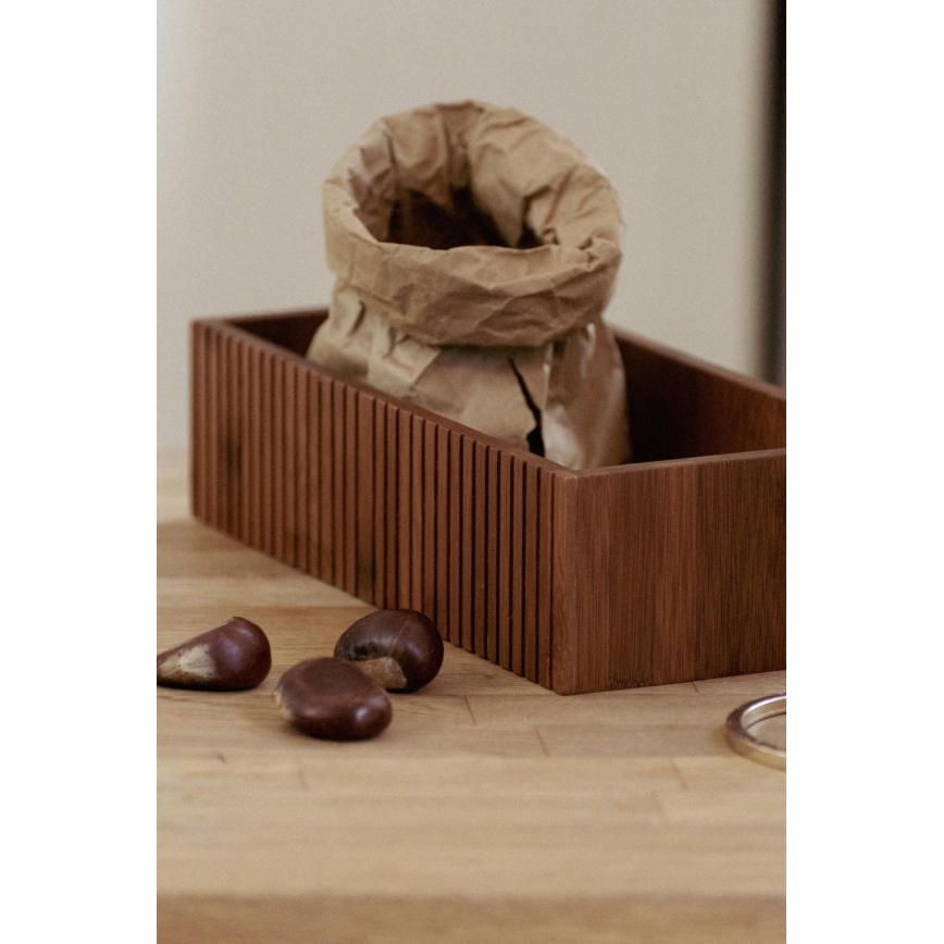 WENKO 54943100 - Box MERA 30x15 cm bruin