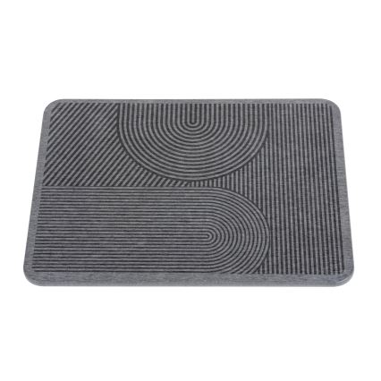 WENKO 54955100 - Tapis d'égouttage DAMON 40x30 cm en diatomite, gris